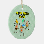 Color Guard Rocks Keramisch Ornament (Rechts)