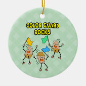 Color Guard Rocks Keramisch Ornament (Voorkant)