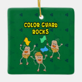 Color Guard Rocks Keramisch Ornament (Voorkant)