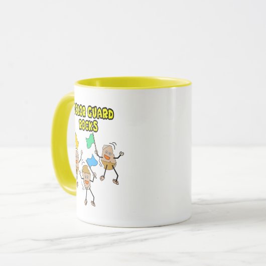 Color Guard Rocks Mok (Voorkant links)