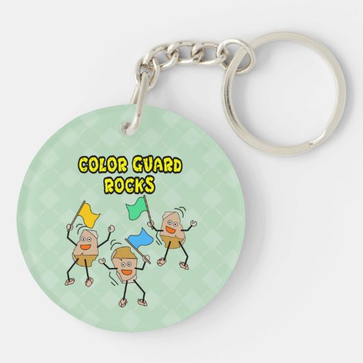 Color Guard Rocks Sleutelhanger (Achterkant)