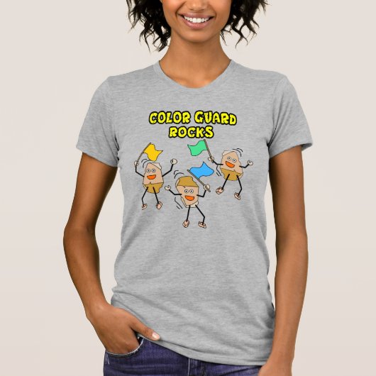 Color Guard Rocks T-shirt (Voorkant)