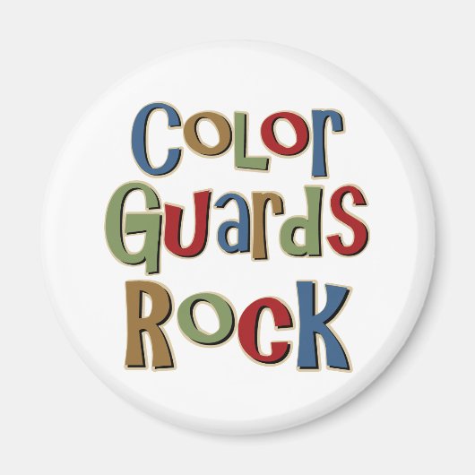 Color Guards Rock Magneet (Voorkant)