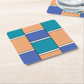 Color Harmony Kartonnen Onderzetters (Schuin)