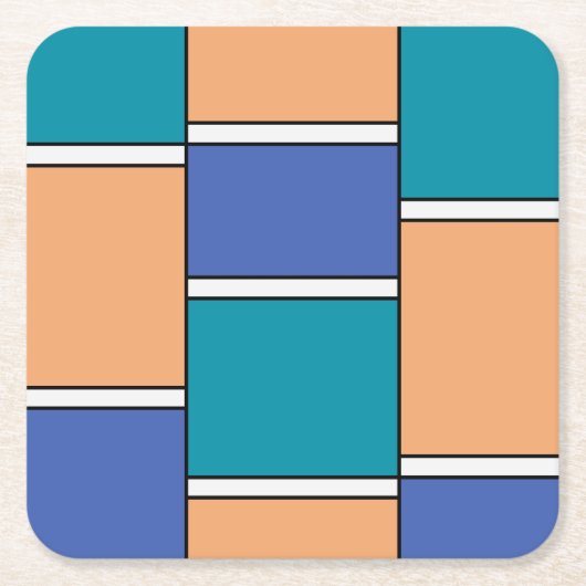 Color Harmony Kartonnen Onderzetters (Voorkant)