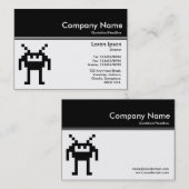 Color Header III v2 - Black - Nanobot Visitekaartje (Voorkant / Achterkant)