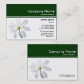 Color Header III v2 - Donkergroen - Magnolia Visitekaartje (Voorkant / Achterkant)