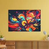 Color inspiration canvas afdruk (Insitu (Woonkamer))