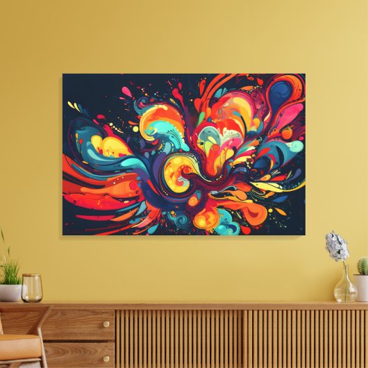 Color inspiration canvas afdruk (Insitu (Woonkamer))