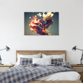 Color inspiration canvas afdruk (Insitu (Slaapkamer))