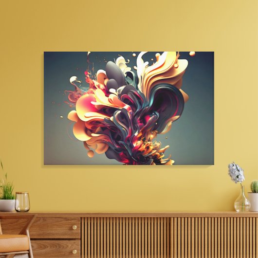 Color inspiration canvas afdruk (Insitu (Woonkamer))