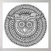 Color It Poster OWL (Voorkant)