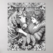 COLOR IT YOURSELF! Adult Coloring Book Poster