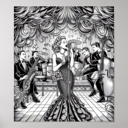 COLOR IT YOURSELF! Adult Coloring Book Poster (Voorkant)