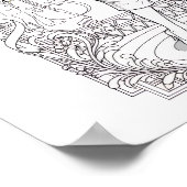 COLOR IT YOURSELF! Adult Coloring Book Poster (Hoek)