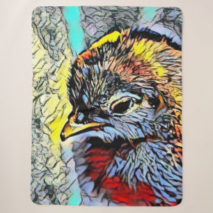 Color Kick - Chick Sherpa Deken
