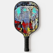 Color Kick - Elephant Pickleball Paddle (Voorkant)