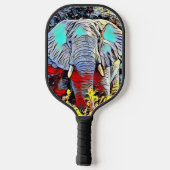 Color Kick - Elephant Pickleball Paddle (Achterkant)