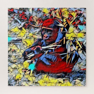 Color Kick - Gorilla Baby Legpuzzel