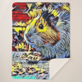Color Kick - Guinee Pig Sherpa Deken (Voorkant)