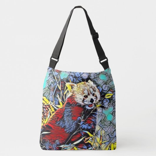 Color Kick - Red Panda Crossbody Tas (Voorkant)