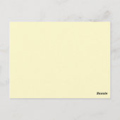 color lemon chiffon briefkaart (Achterkant)