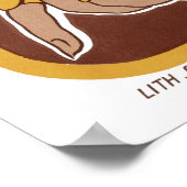 Color lithograph about the coffee Rajah Poster (Hoek)