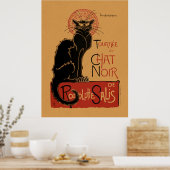 Color lithograph of the Tournée du Chat Noir Poster (Keuken)