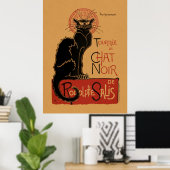 Color lithograph of the Tournée du Chat Noir Poster (Thuiskantoor)