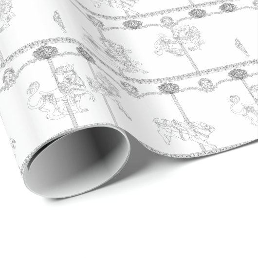 Color Me Carousel Cadeaupapier (Rol Hoek)