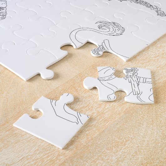 Color Me Carousel Legpuzzel (Zijkant)