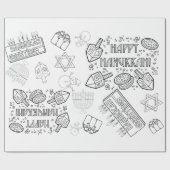 Color Me - Chanoeka inpakpapier (Vlak)