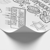 Color Me - Chanoeka inpakpapier (Hoek)