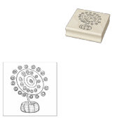 COLOR ME COSMIC BOUQUET RUBBERSTEMPEL (Gestempeld)