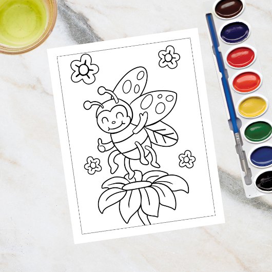 Color Me Cute Butterfly | KINDER KAARTEN