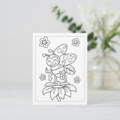 Color Me Cute Butterfly | KINDER KAARTEN (Staand voorkant)