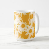 Color Me Daisies Gold Koffiemok (Voorkant rechts)