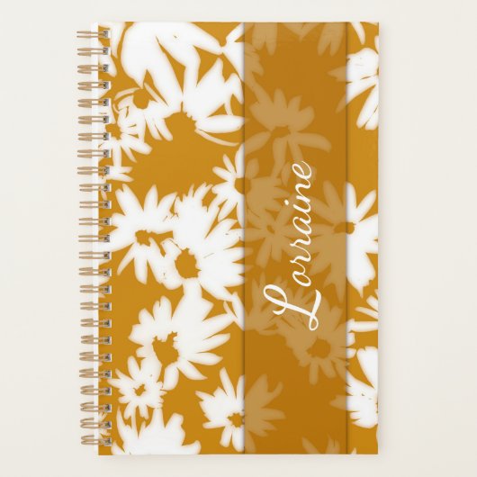 Color Me Daisies Gold Planner (Voorkant)