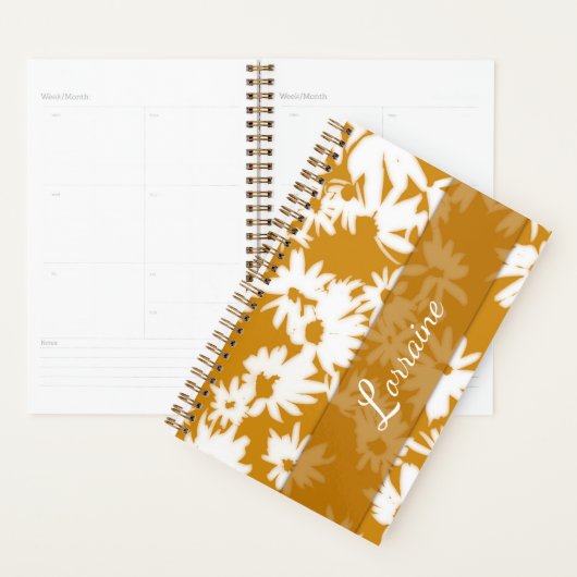 Color Me Daisies Gold Planner (Display)