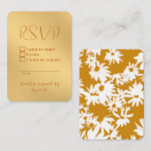 Color Me Daisies Gold Response Kaart (Voorkant / Achterkant)