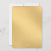 Color Me Daisies Gold Sympathy Card Kaart (Achterkant)