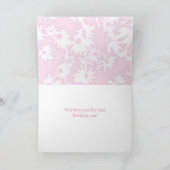 Color Me Daisies Roze Verjaardag Kaart (Binnen)