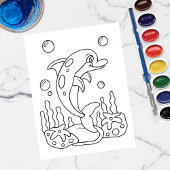 Color Me Dolphin | KINDER KAARTEN