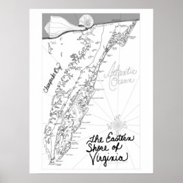 Color Me ESVA Eastern Shore of Virginia Poster