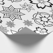 "Color Me" Flowers Cadeaupapier (Hoek)