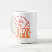 Color Me Happy Koffiemok (Voorkant links)