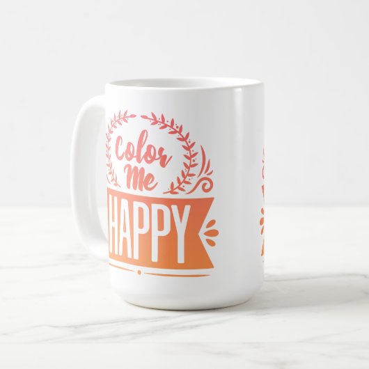 Color Me Happy Koffiemok (Voorkant links)