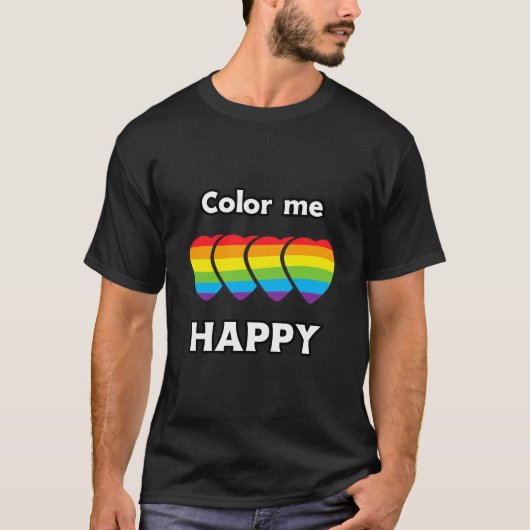 Color Me Happy T-shirt (Voorkant)