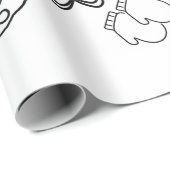 Color Me - Kerst inpakpapier (Rol Hoek)