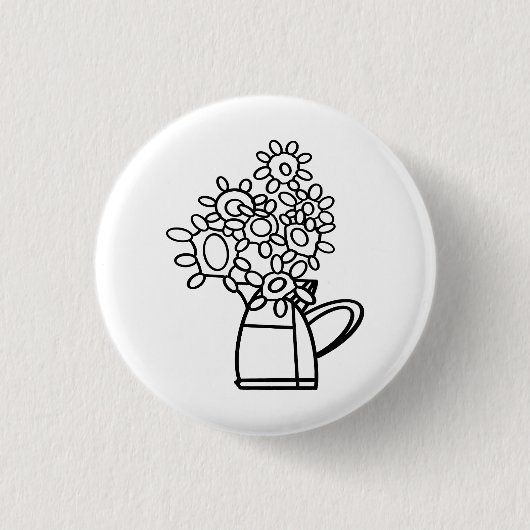 COLOR ME MEXICAN BOUQUET RONDE BUTTON 3,2 CM (Voorkant)